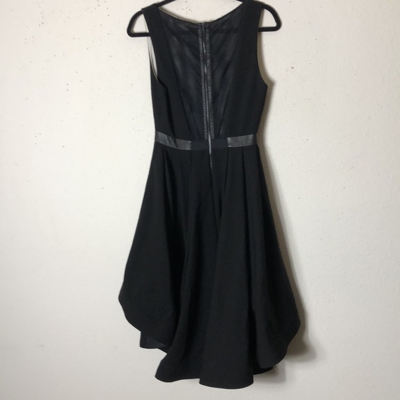 Alice + Olivia Black Colby High-Low Cascade Dress no size ap 15 1/2” lis… - Picture 9 of 12